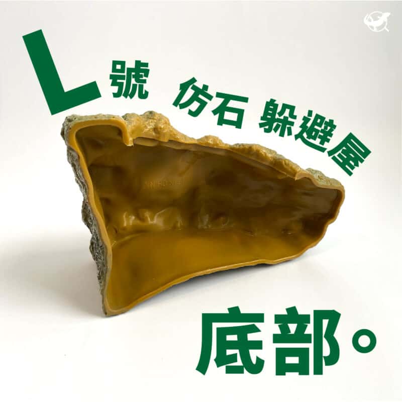 L 號仿石躲避屋 - 底部